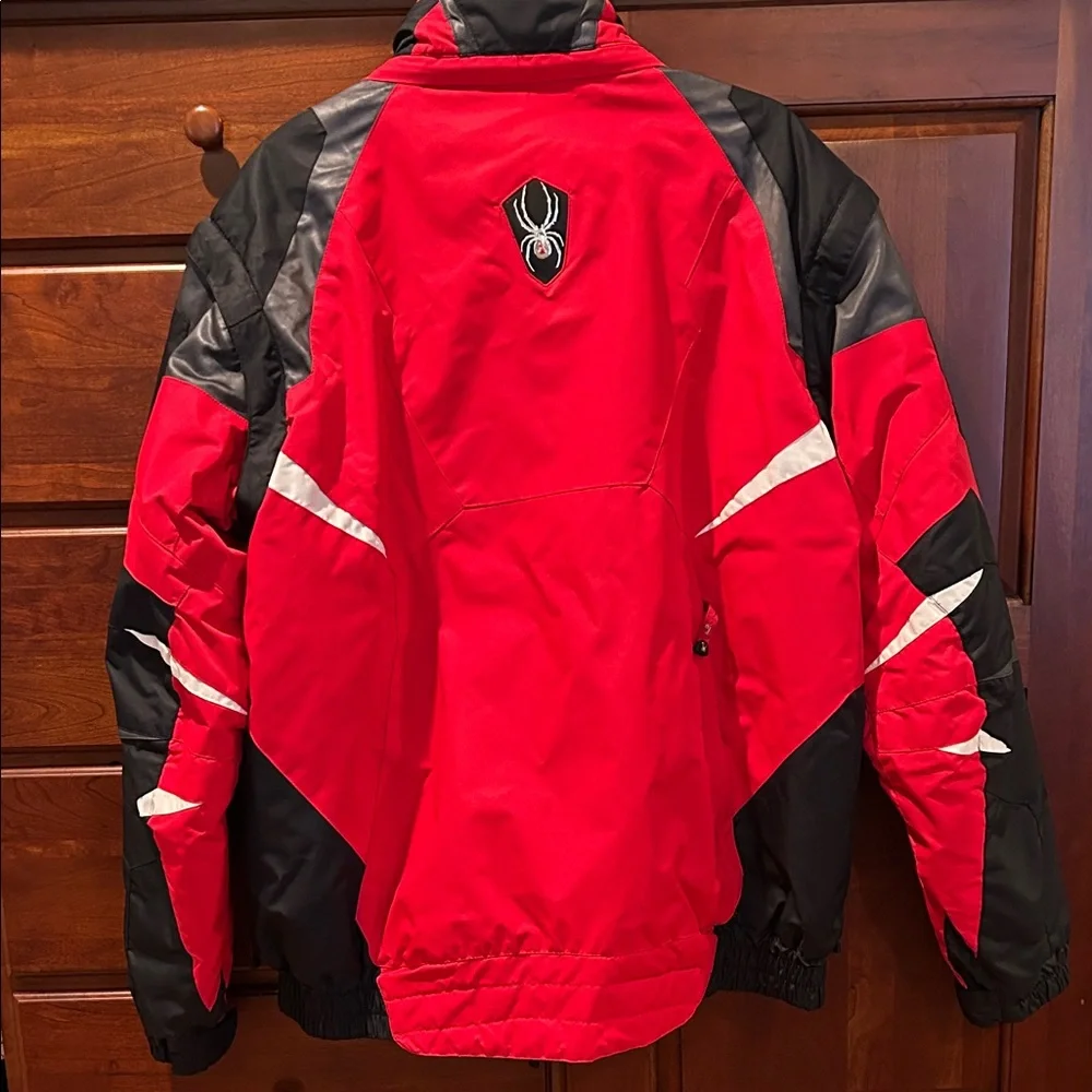 Spyder Red and Black Performance Jacket - Picture 8 of 8